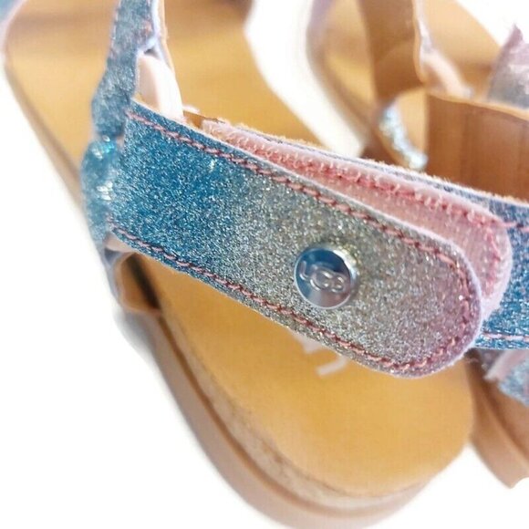 UGG Womens Size 7 Rynell Sandal Flip Flop Rainbow Glitter 1124947K Big Girls 6 - Picture 6 of 10
